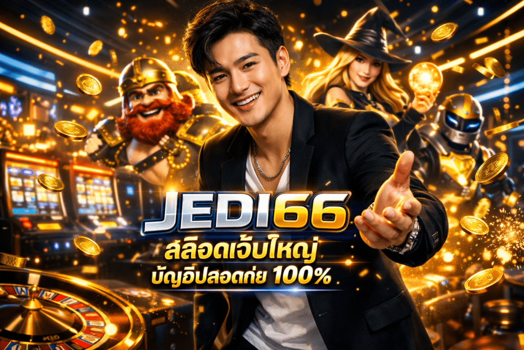 JEDI66 สล็อตเว็บใหญ่ บัญชีปลอดภัย 100% สบายใจเวลาเล่น