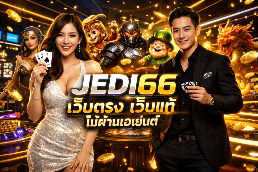 JEDI66 เว็บตรง เว็บแท้ ไม่ผ่านเอเย่นต์ ตรวจสอบได้ครับ