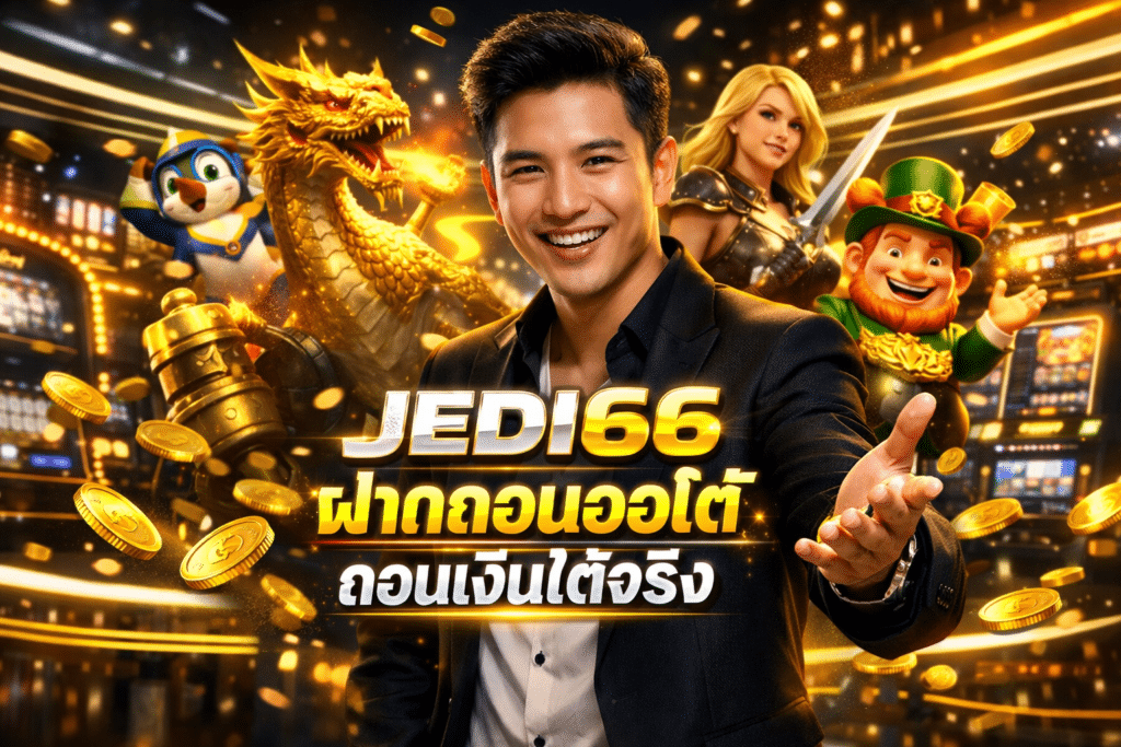 JEDI66 ฝากถอนออโต้ ถอนเงินได้จริง ระบบลื่นเสถียร